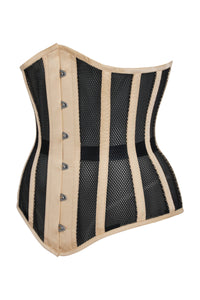 Longline Beige Mesh Underbust