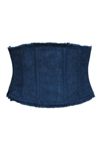 Denim Corset Inspired Front Tie Belt