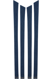 Dahlia Shoulder Strap Blue Chambray